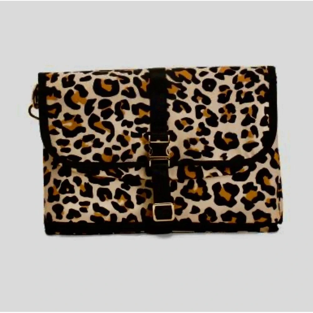 Posh Peanut Lana Leopard Portable Changing Pad New